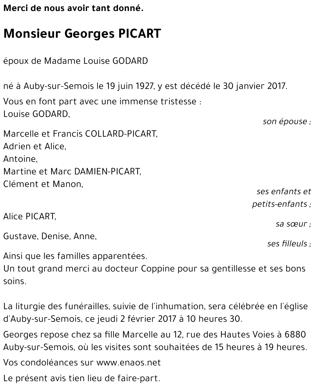 Georges PICART