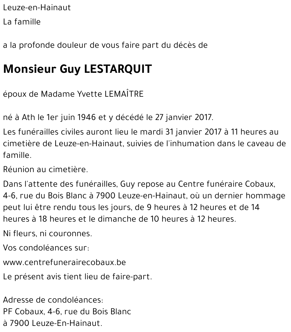 Guy Lestarquit