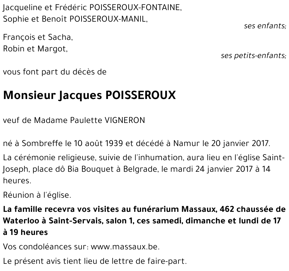 Jacques POISSEROUX