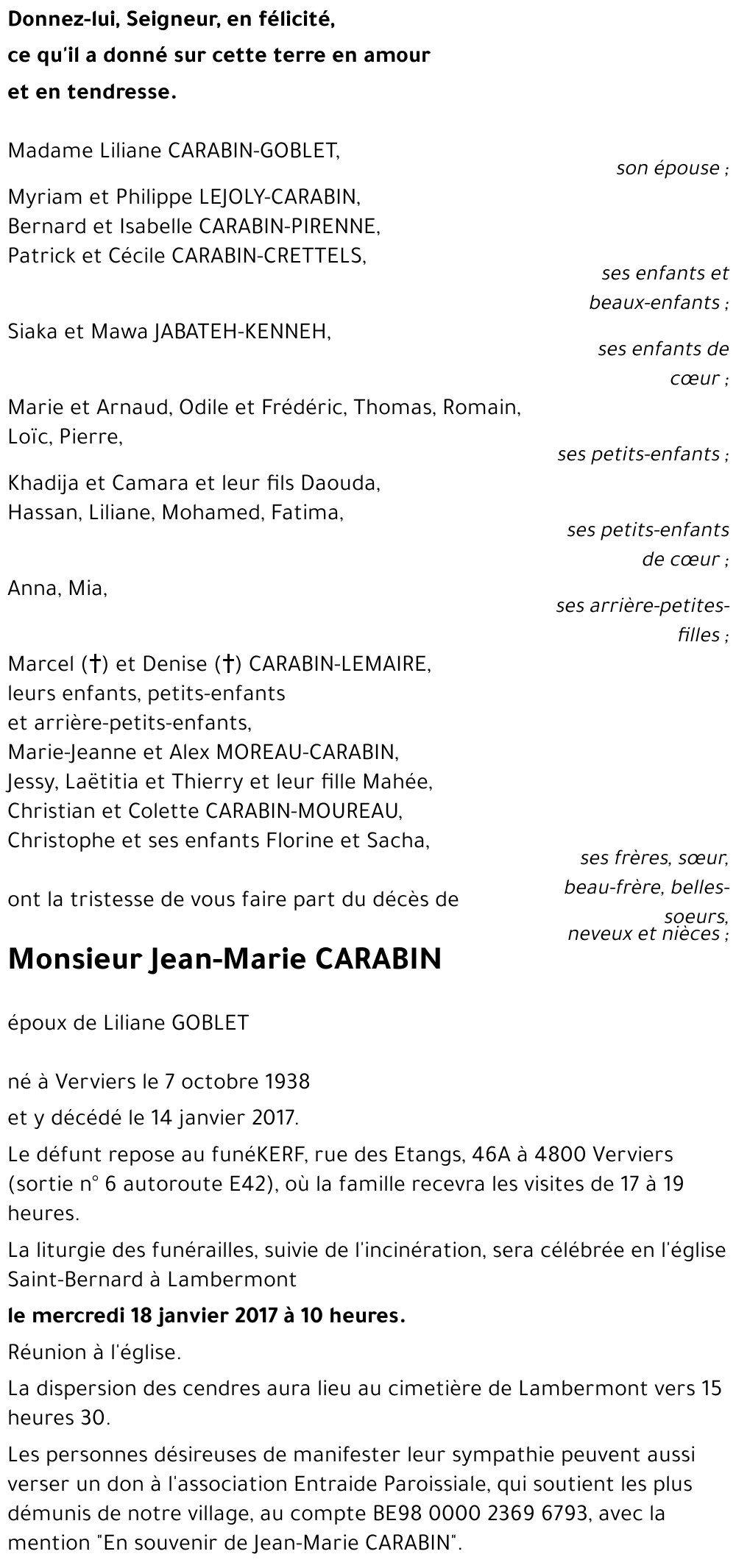 Jean-Marie CARABIN