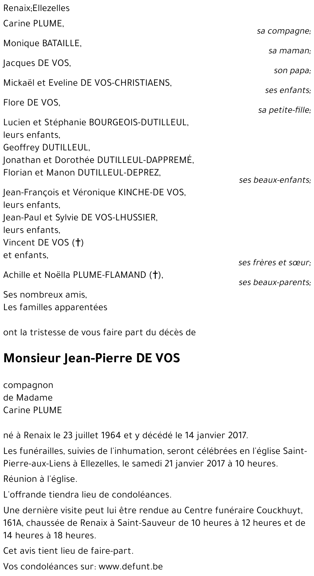 Jean-Pierre DE VOS