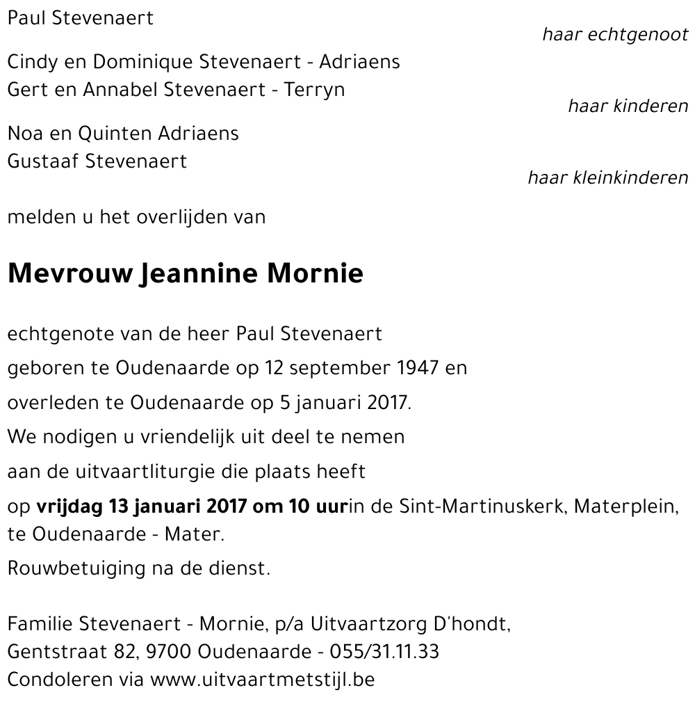 Jeannine Mornie