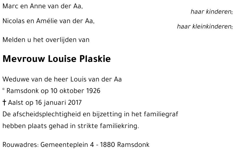 Louise Plaskie