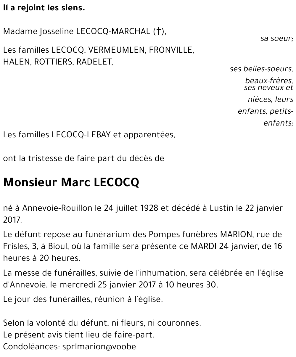 Marc LECOCQ