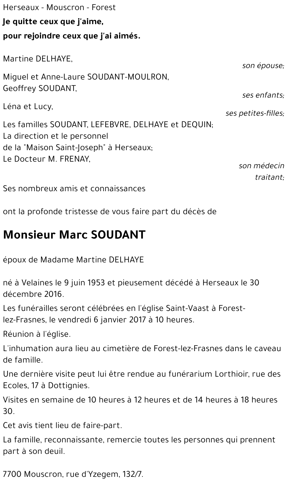 Marc SOUDANT