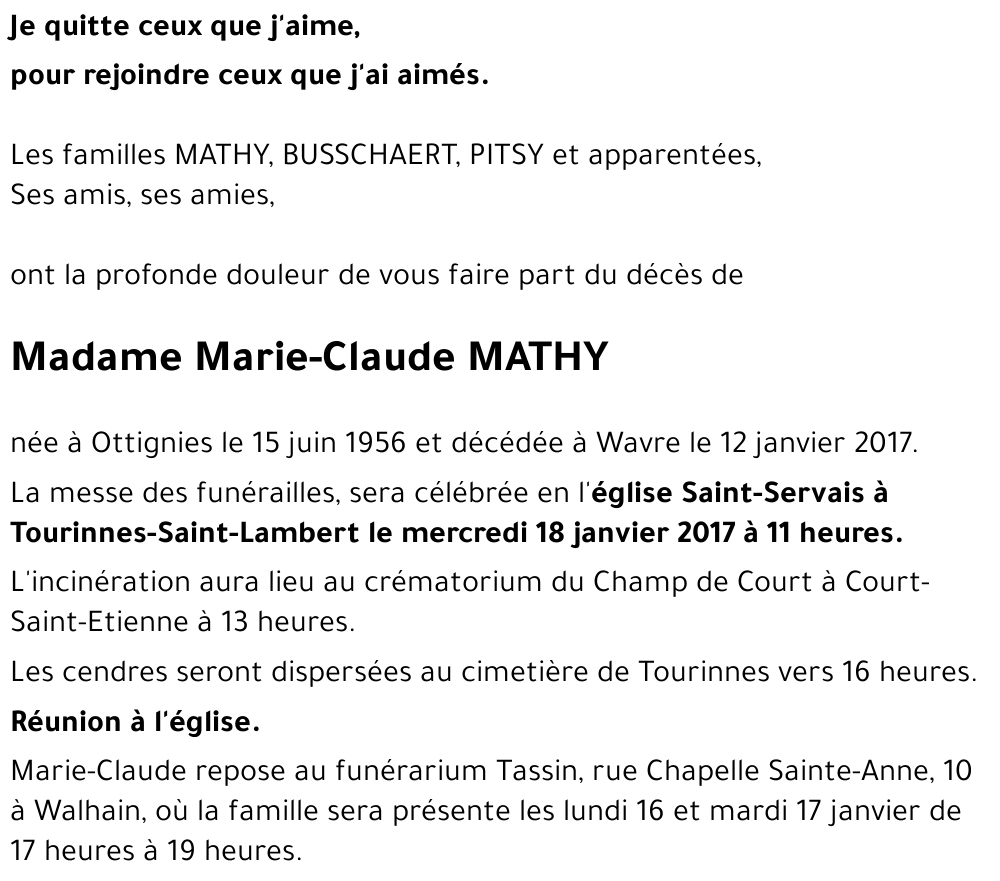 Marie-Claude MATHY