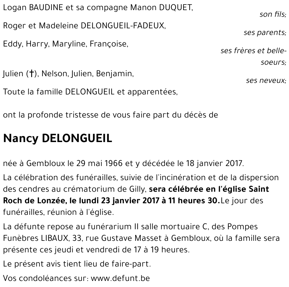 Nancy DELONGUEIL