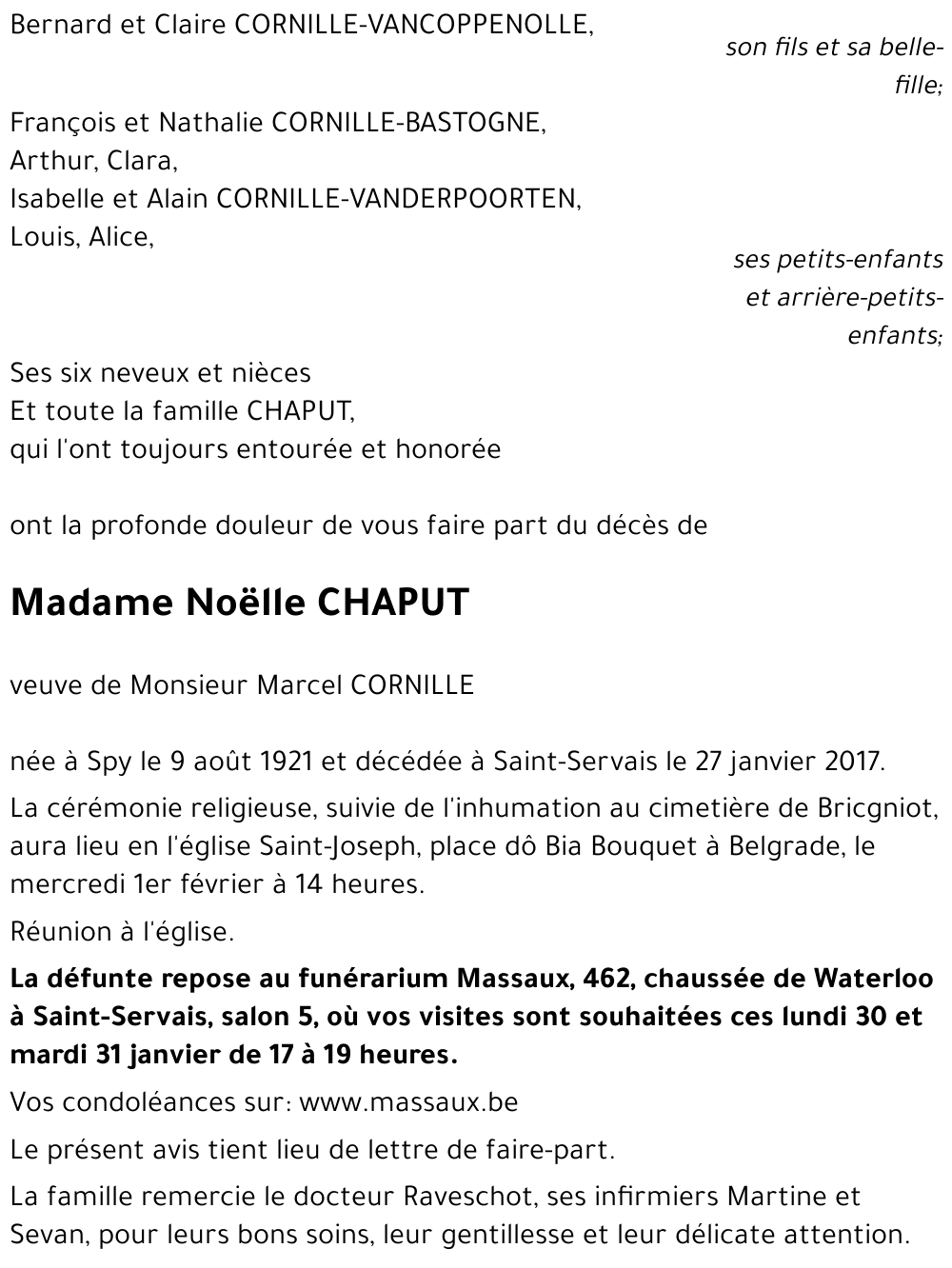 Noëlle CHAPUT