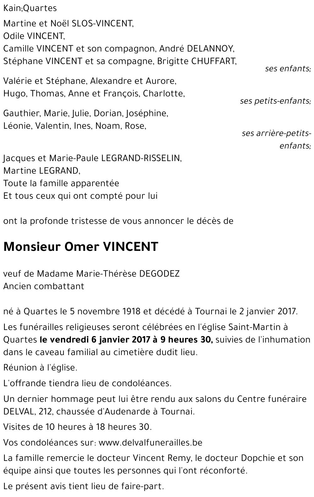 Omer VINCENT