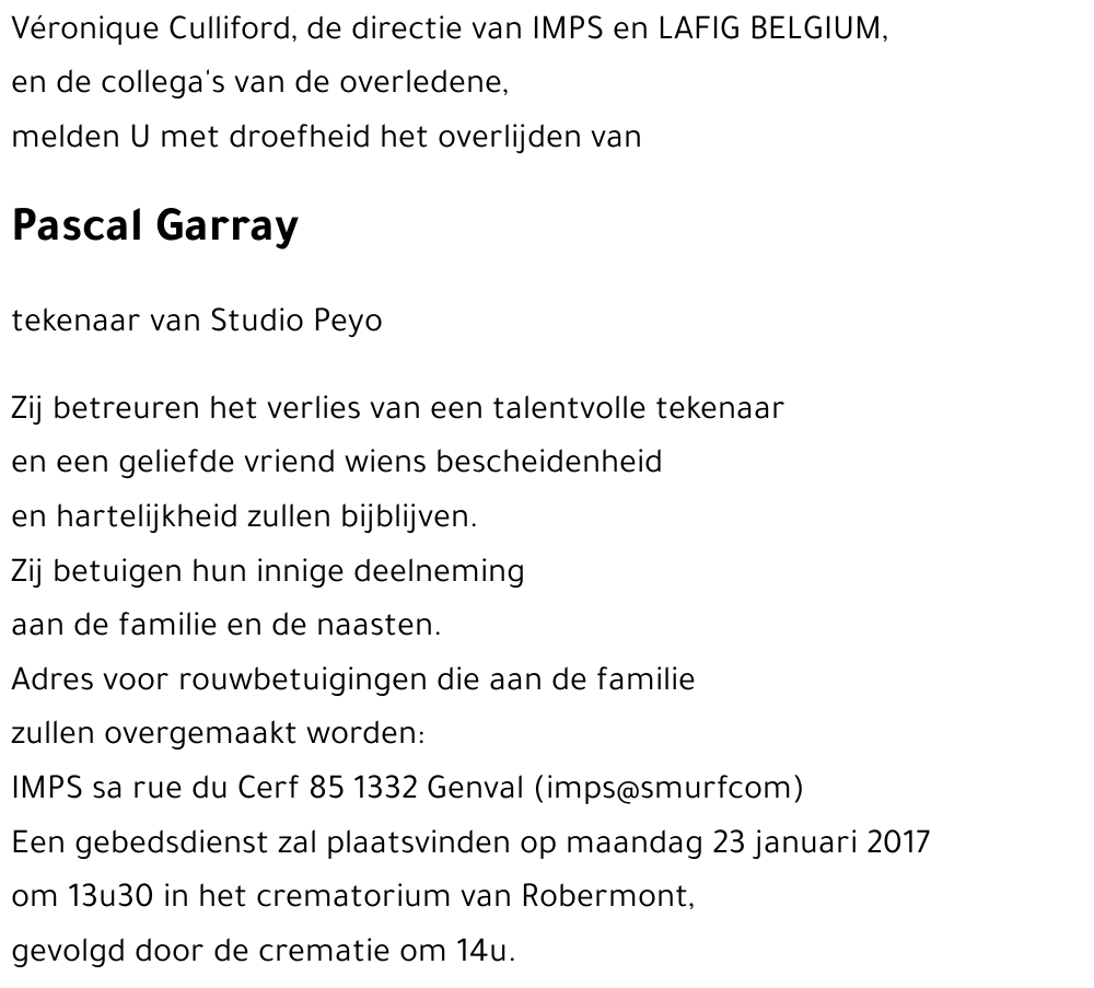 Pascal Garray