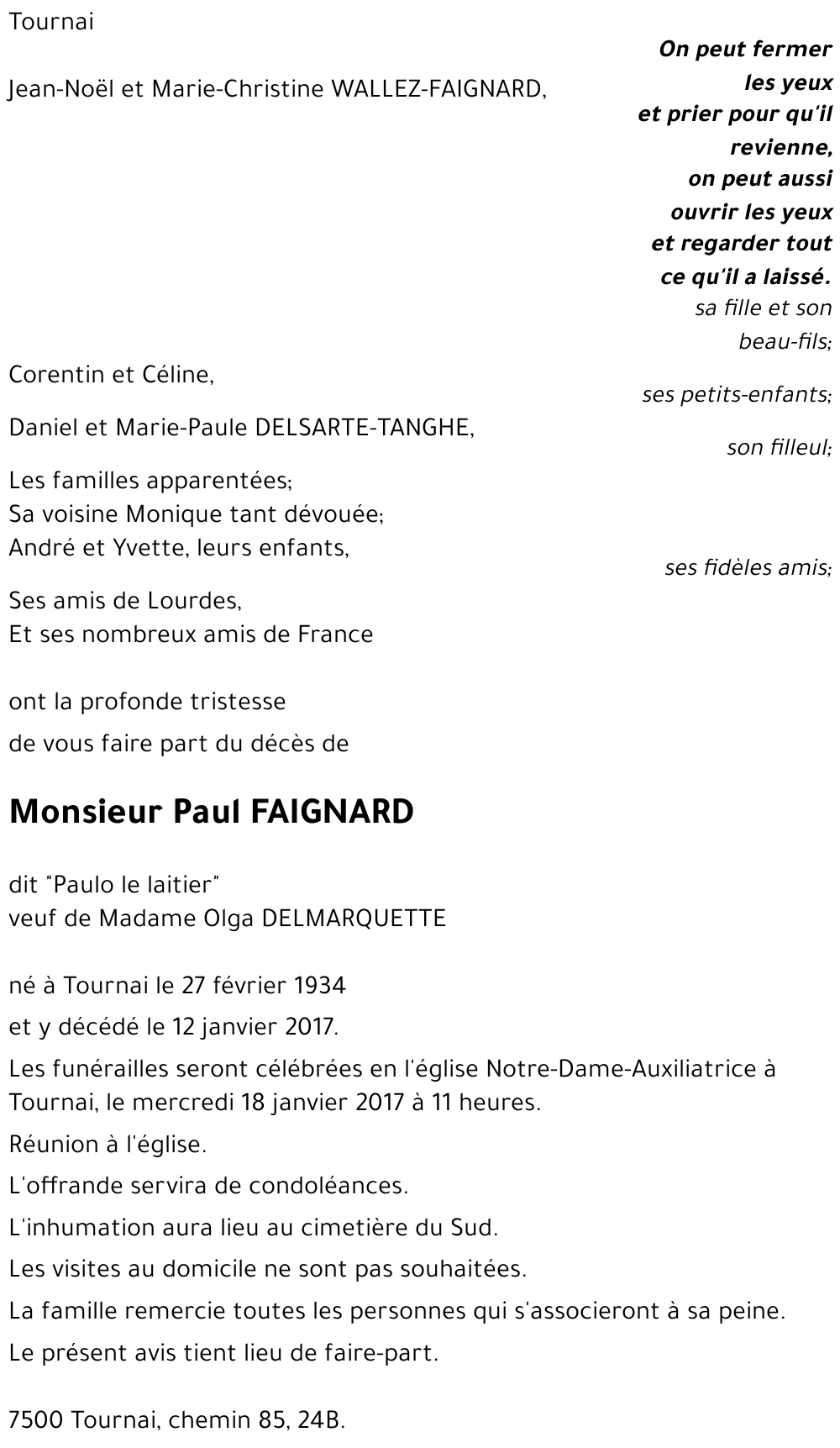Paul FAIGNARD
