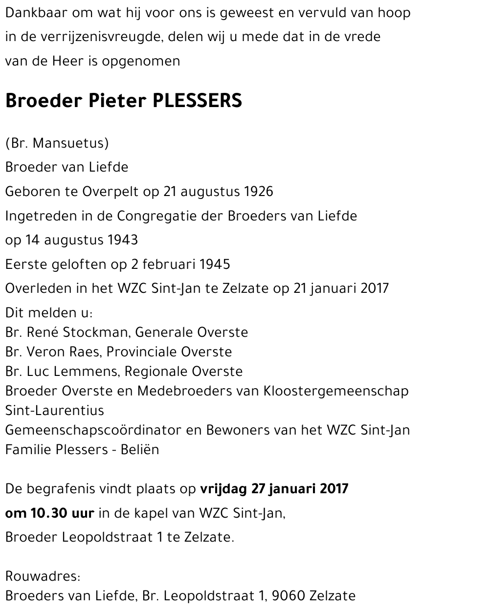 Pieter PLESSERS