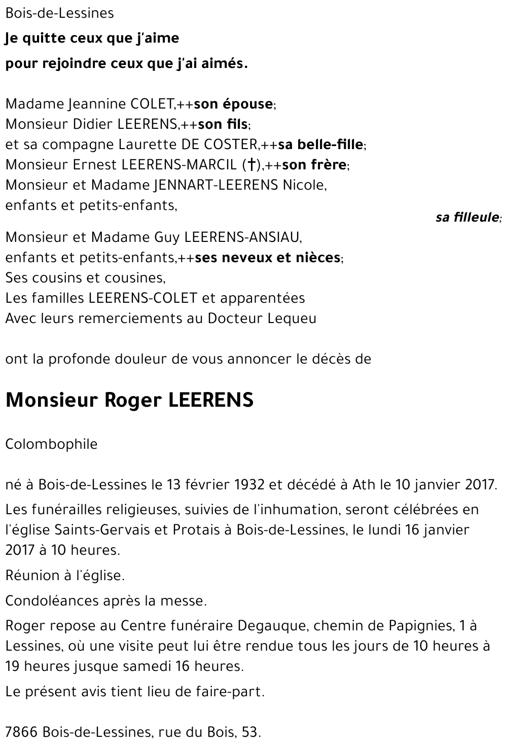 Roger LEERENS