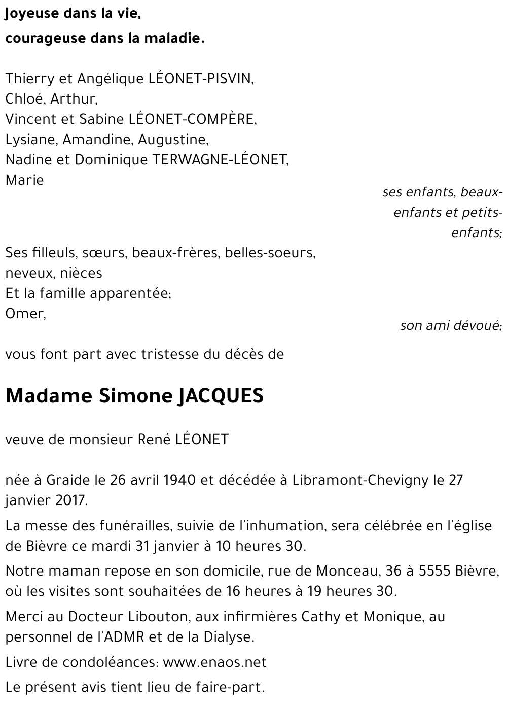 Simone JACQUES