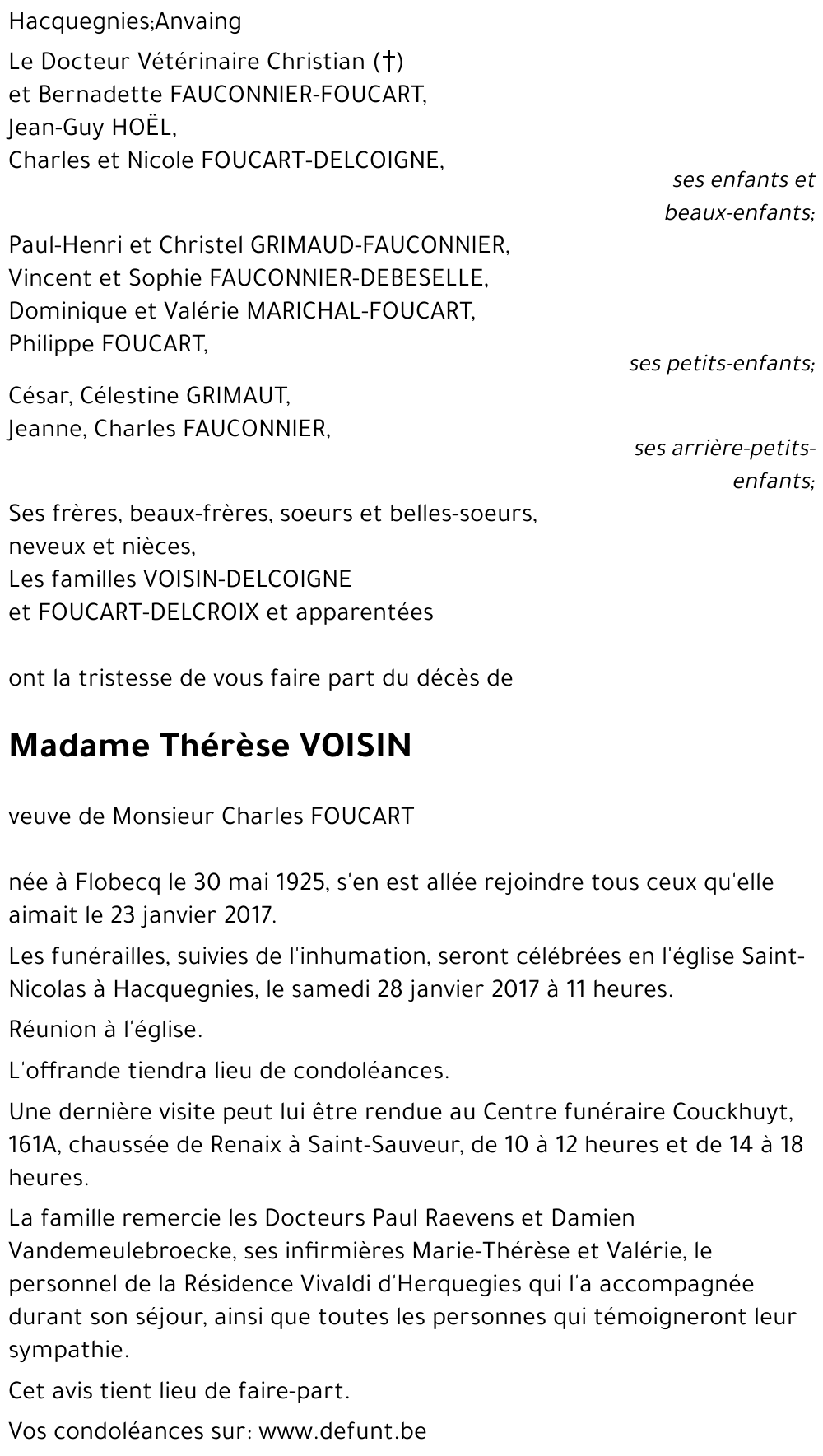Thérèse VOISIN