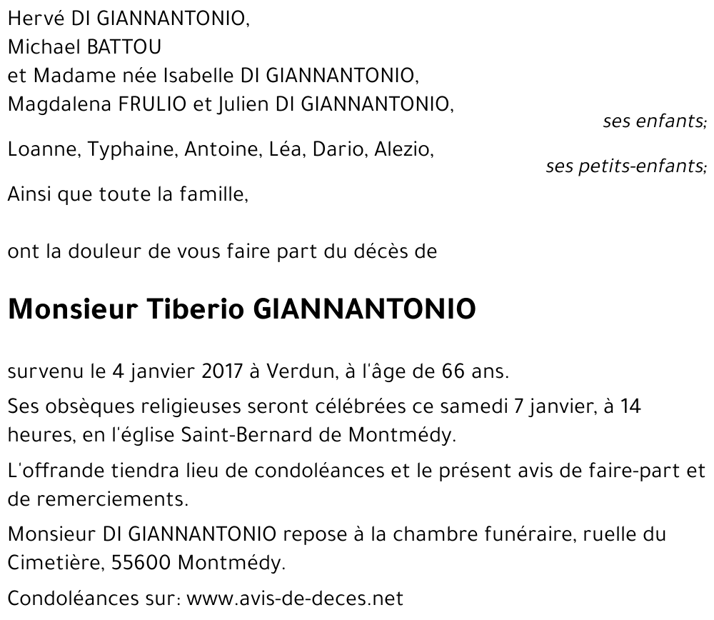 Tiberio GIANNANTONIO