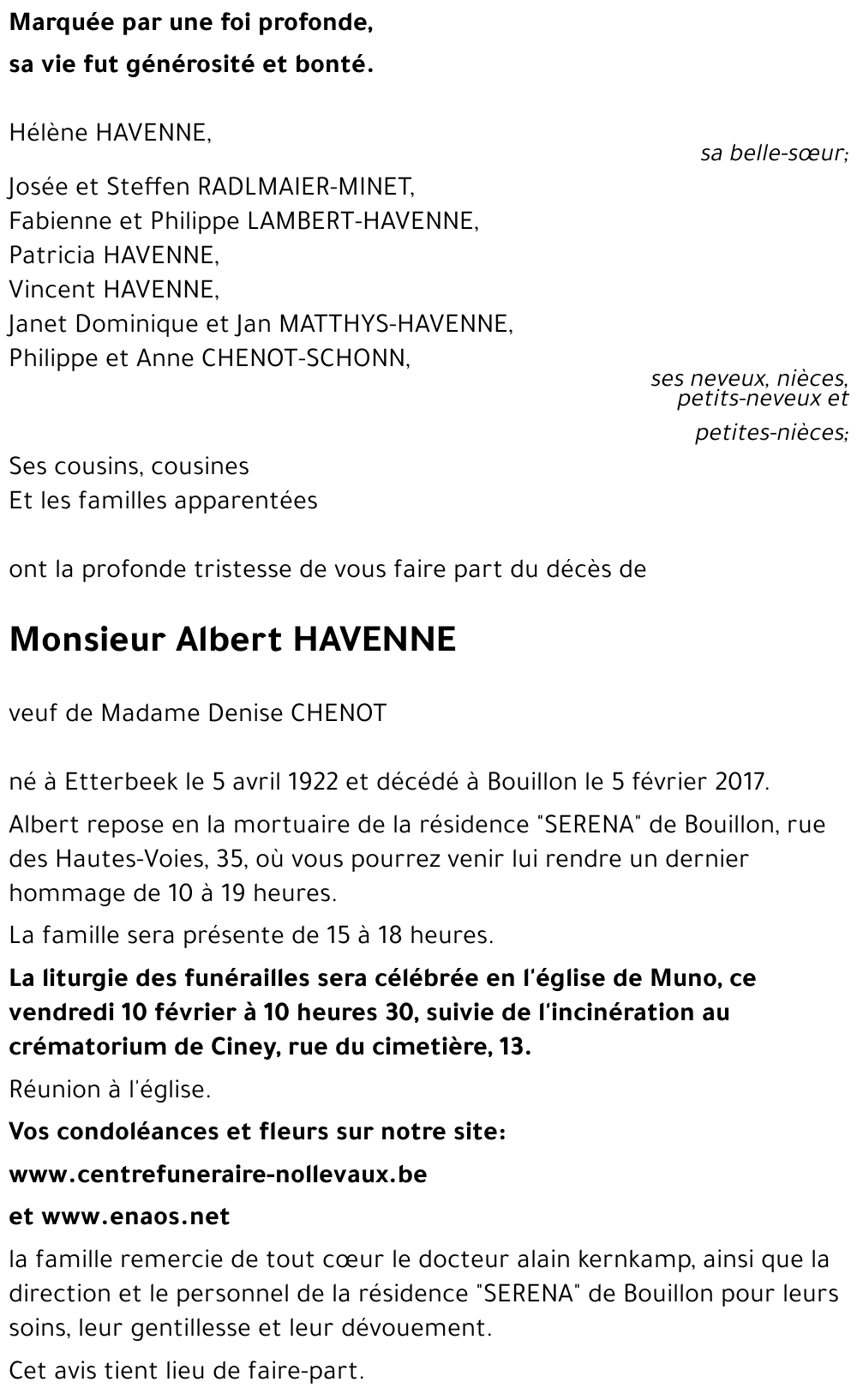 Albert HAVENNE