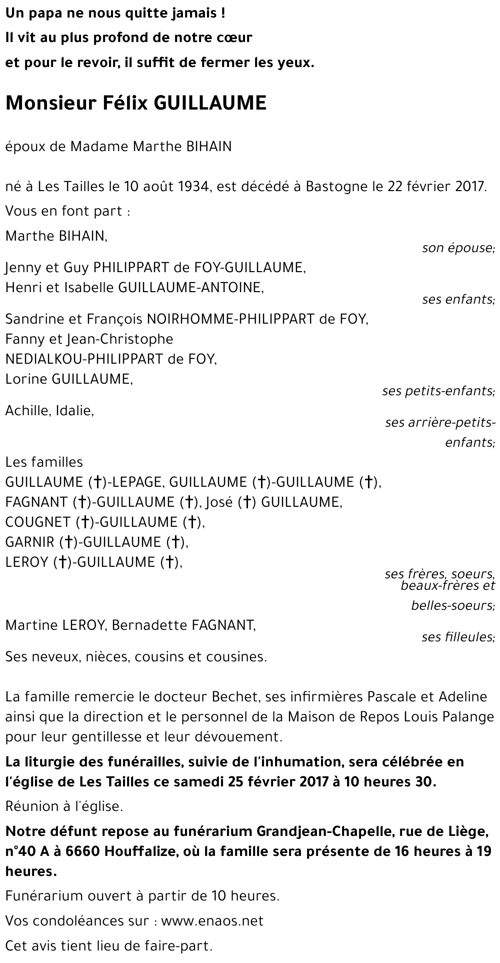 Felix GUILLAUME