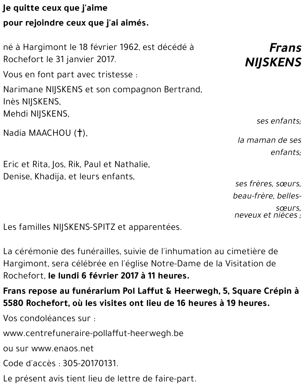 Frans NIJSKENS