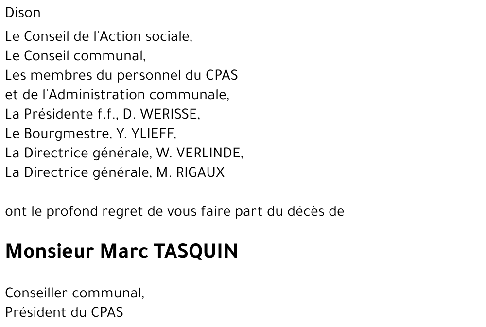 Marc TASQUIN