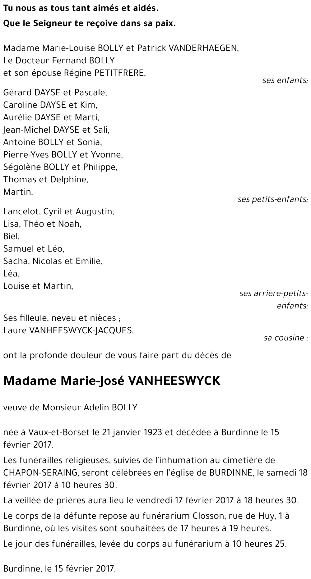 Marie-José VANHEESWYCK