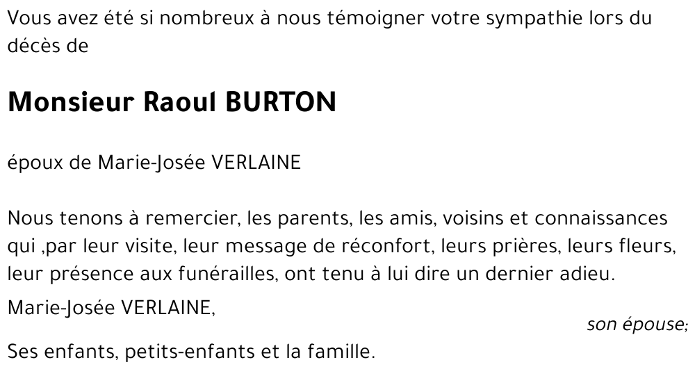 Raoul BURTON