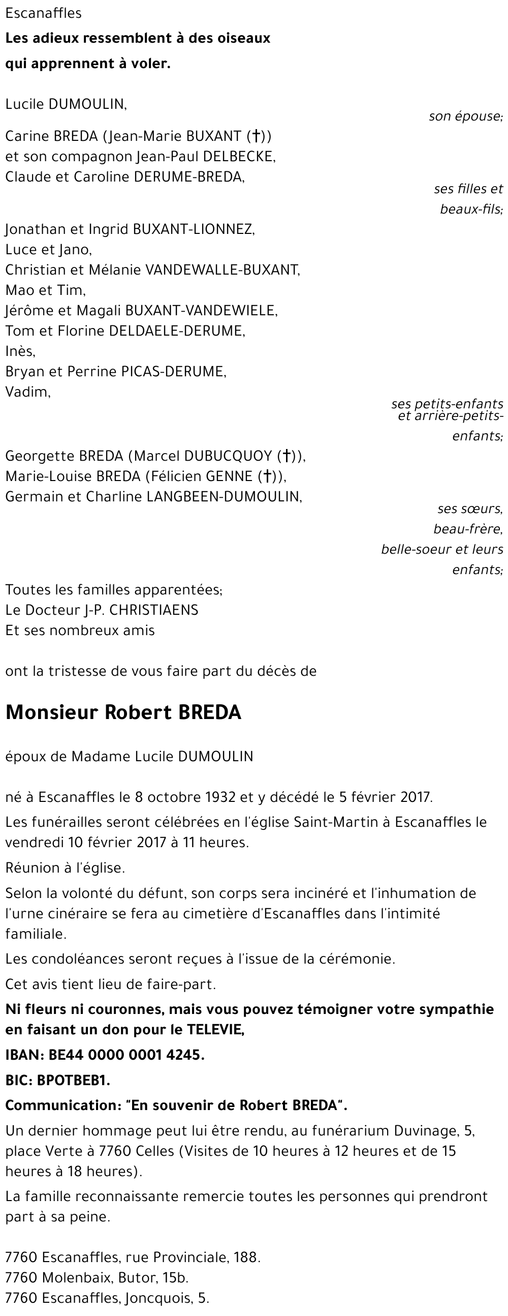 Robert BREDA