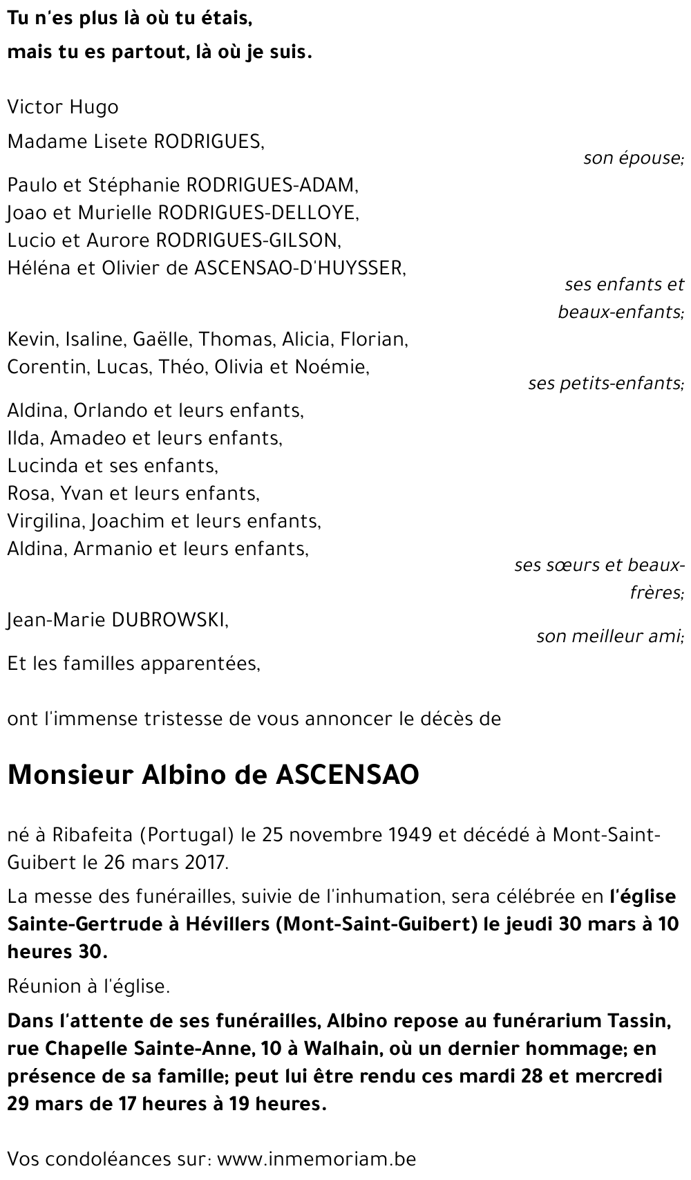 Albino de Ascensao