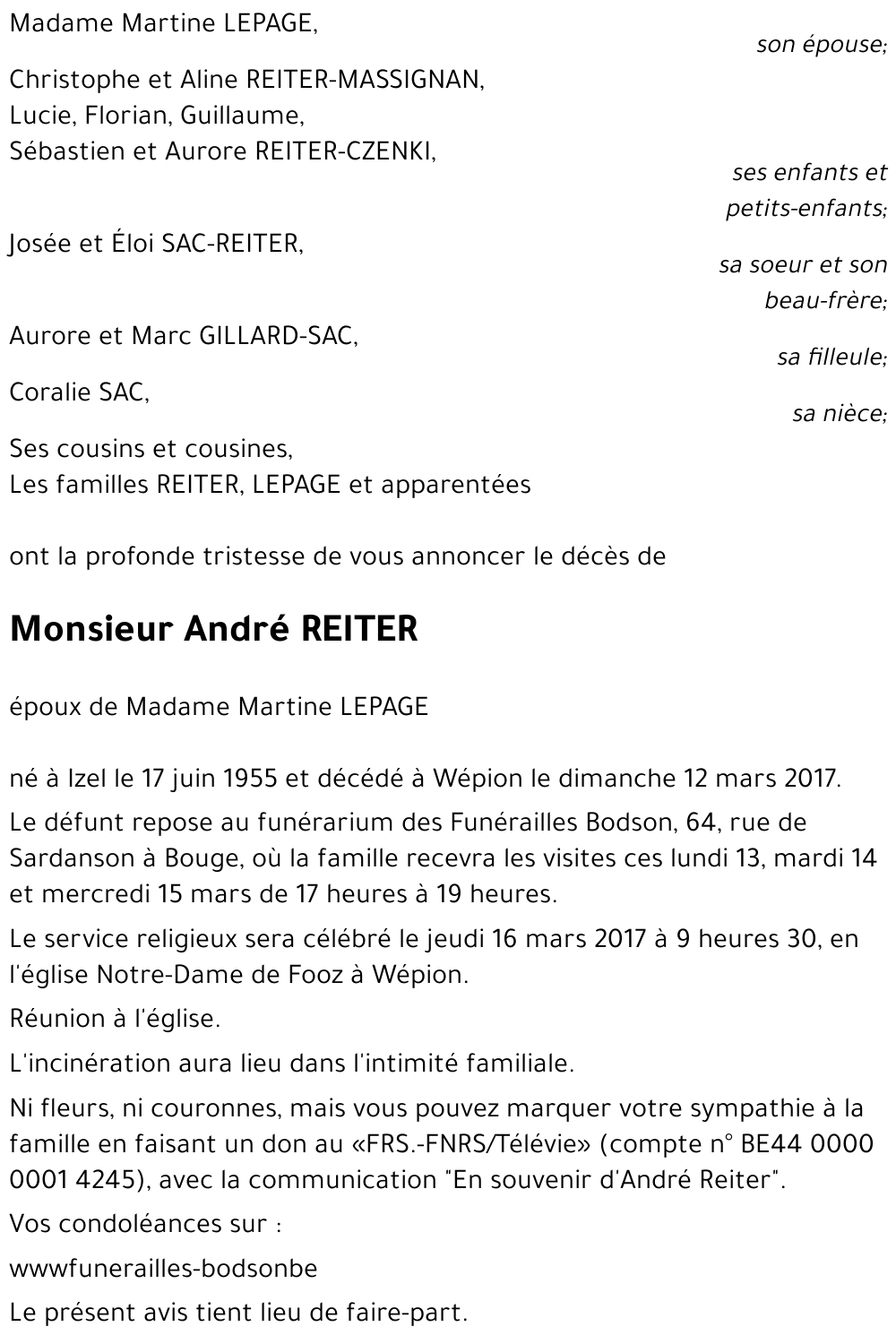 André REITER