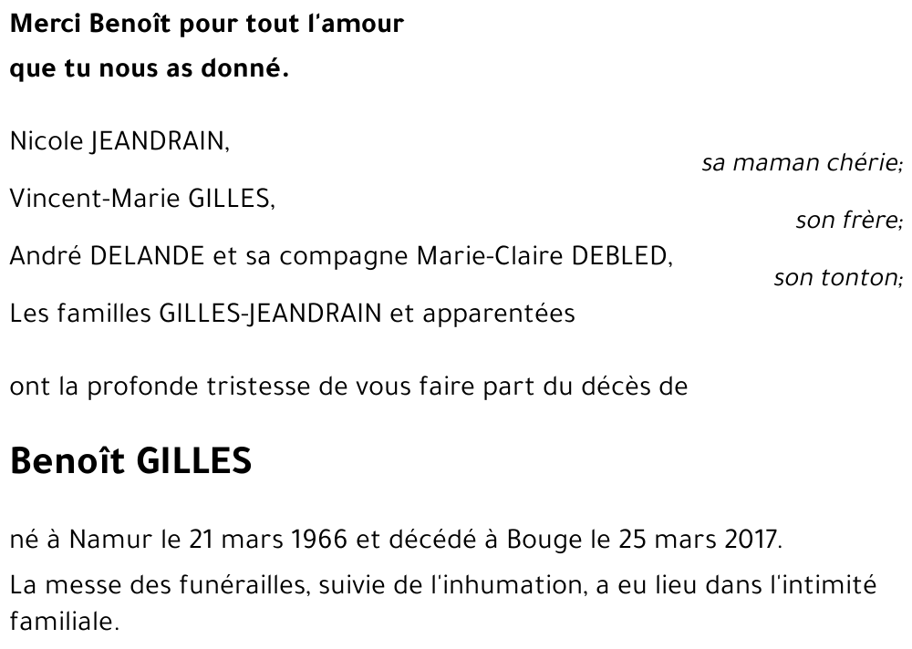 Benoît GILLES