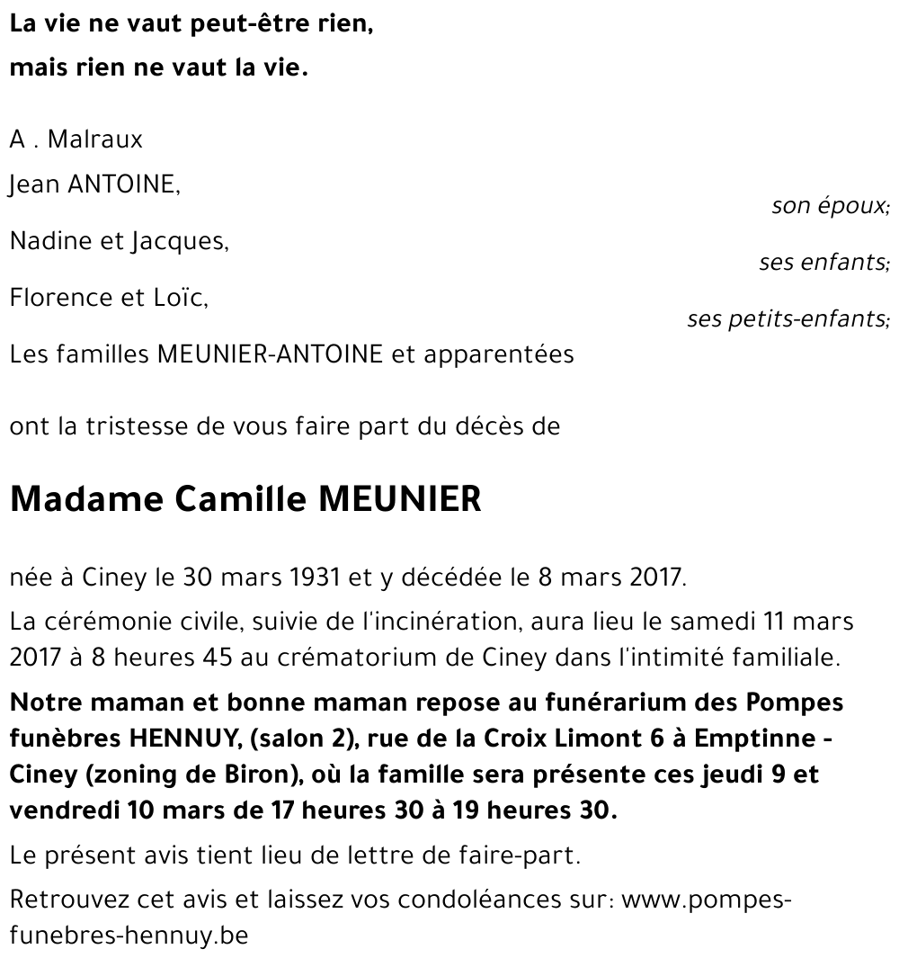 Camille MEUNIER