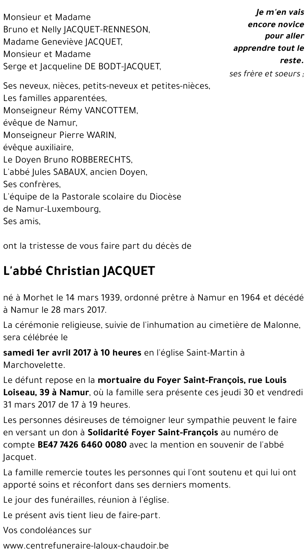 Christian JACQUET