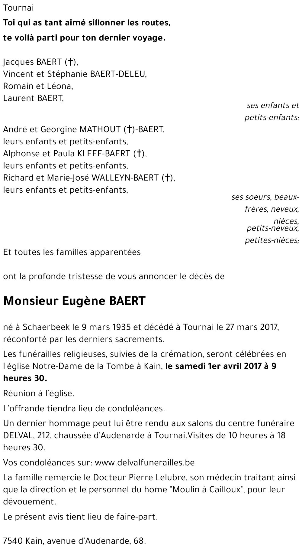 Eugène BAERT