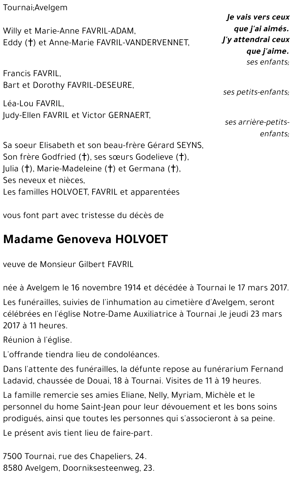 Genoveva HOLVOET