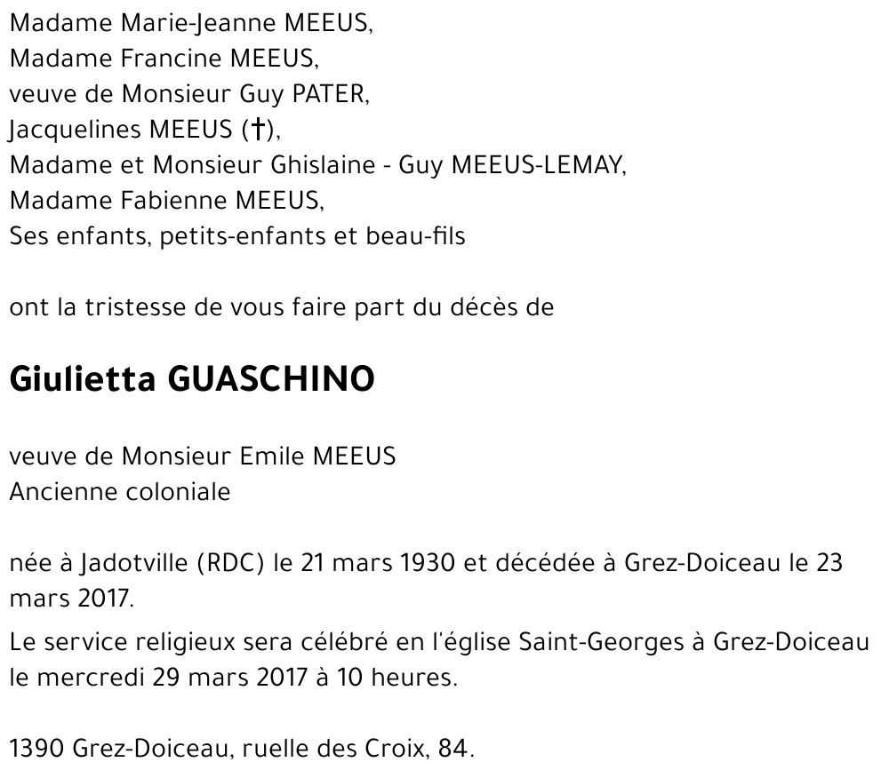 Giulietta GUASCHINO