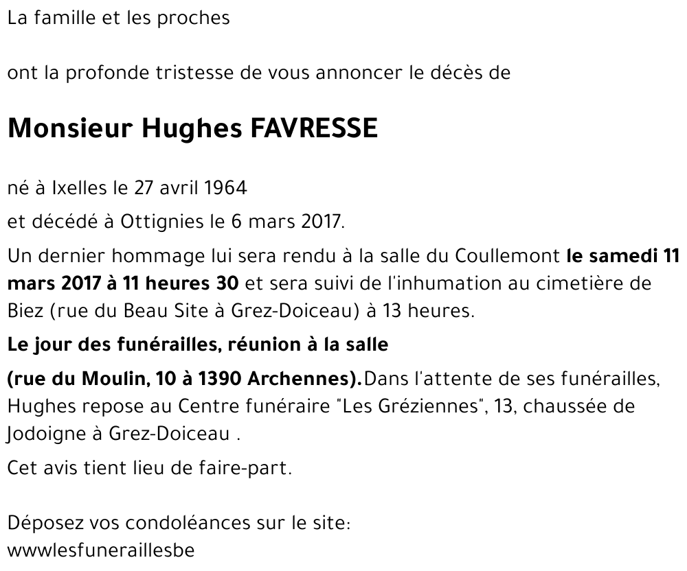 Hughes FAVRESSE