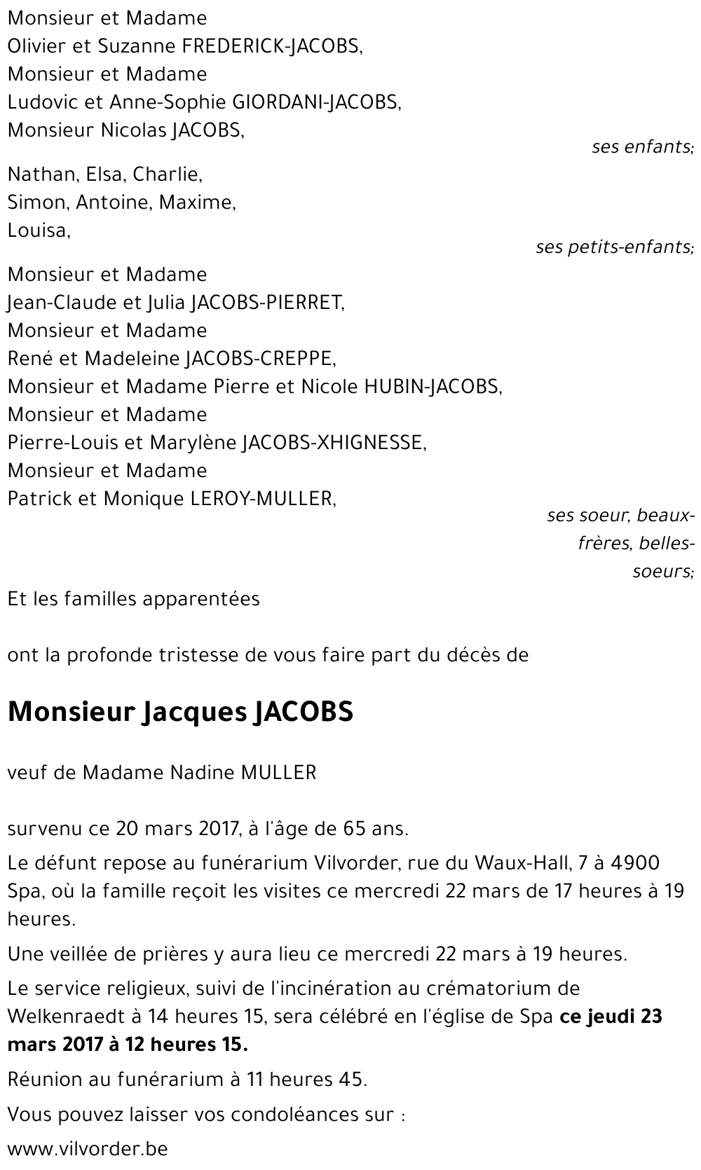 Jacques JACOBS