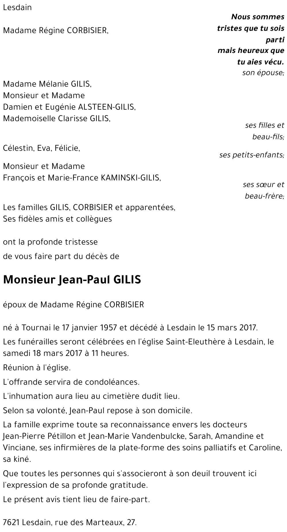 Jean-Paul GILIS