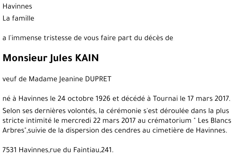 Jules Kain