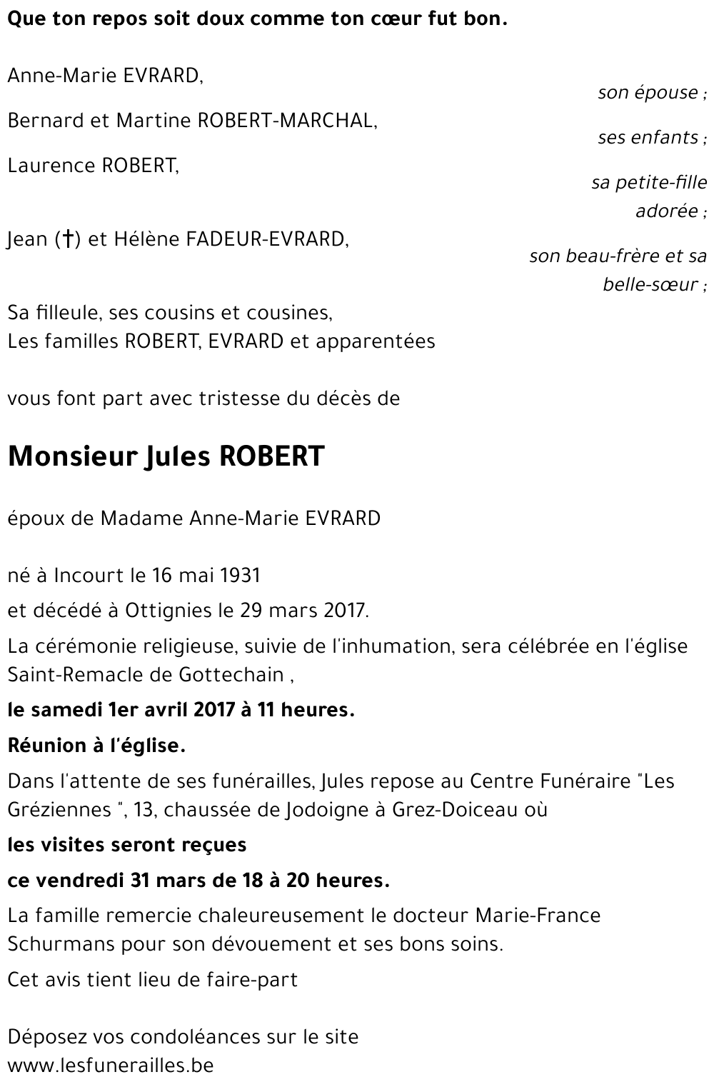 Jules ROBERT