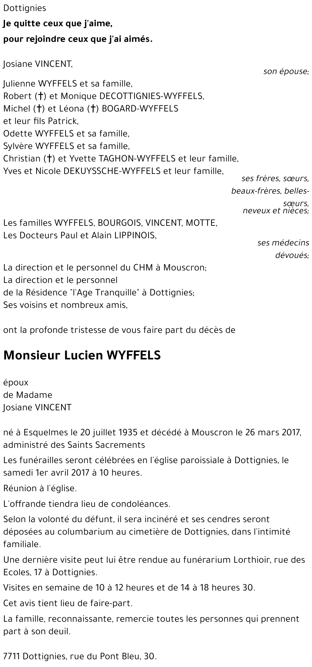 Lucien WYFFELS