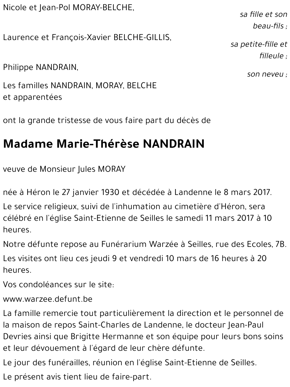 Marie-Thérèse NANDRAIN