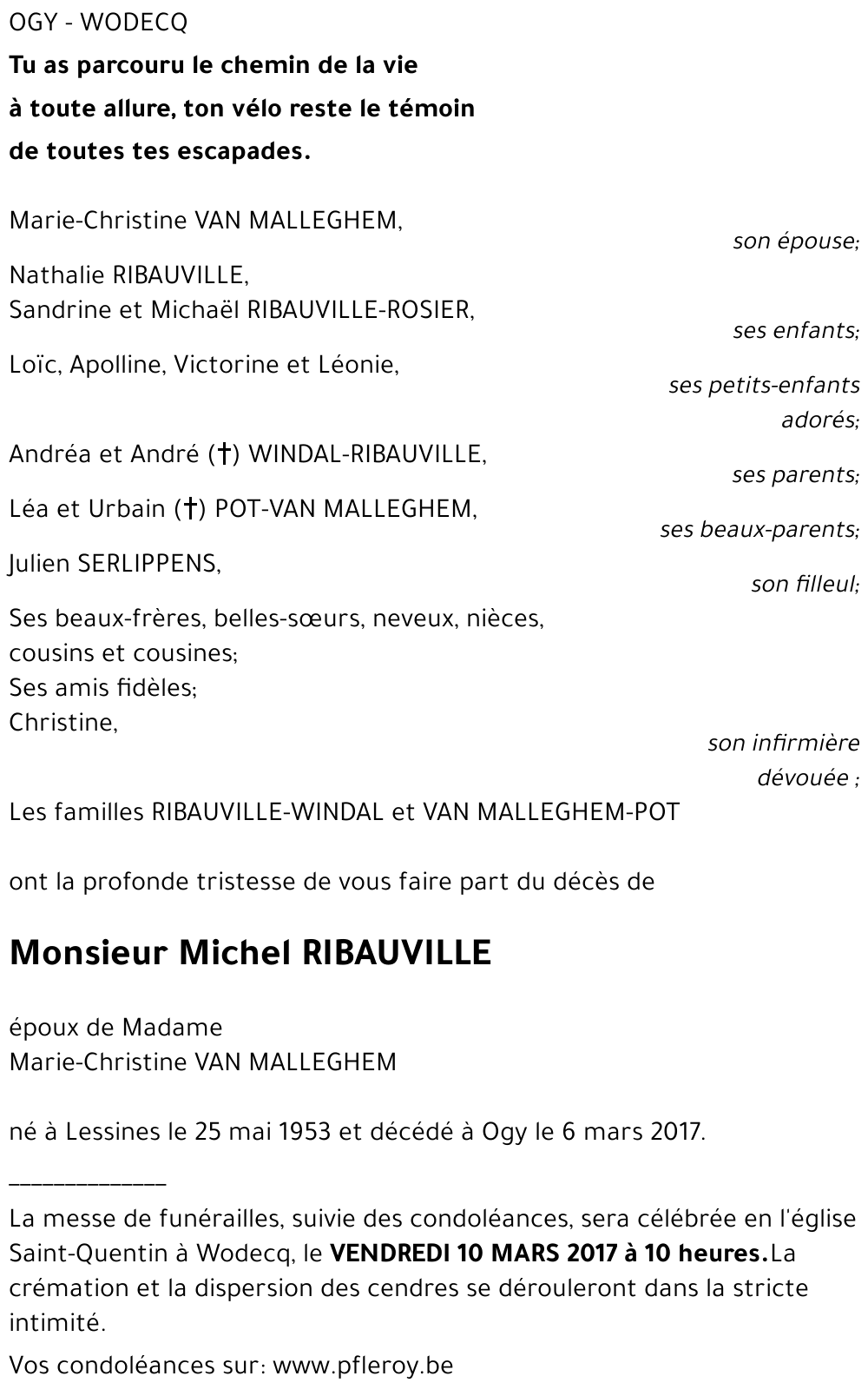 Michel RIBAUVILLE