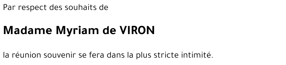 Myriam de Viron