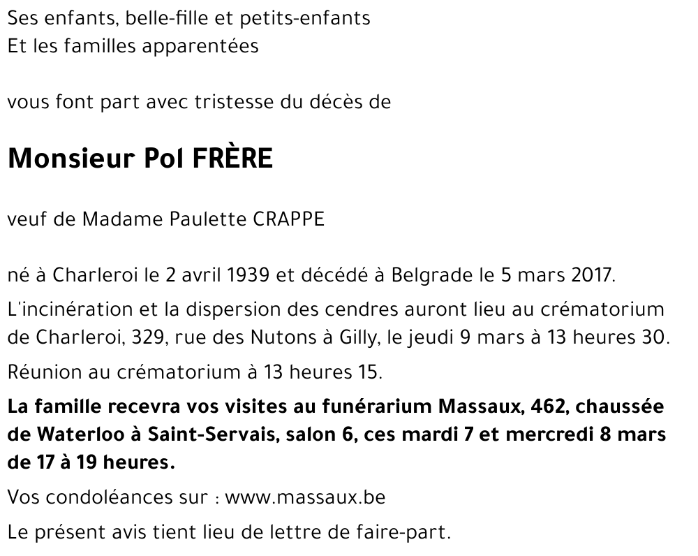 Pol FRÈRE