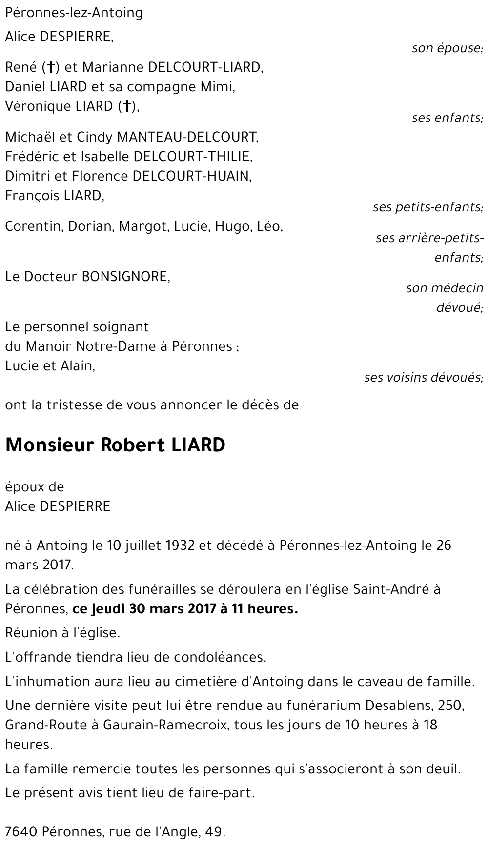 Robert LIARD