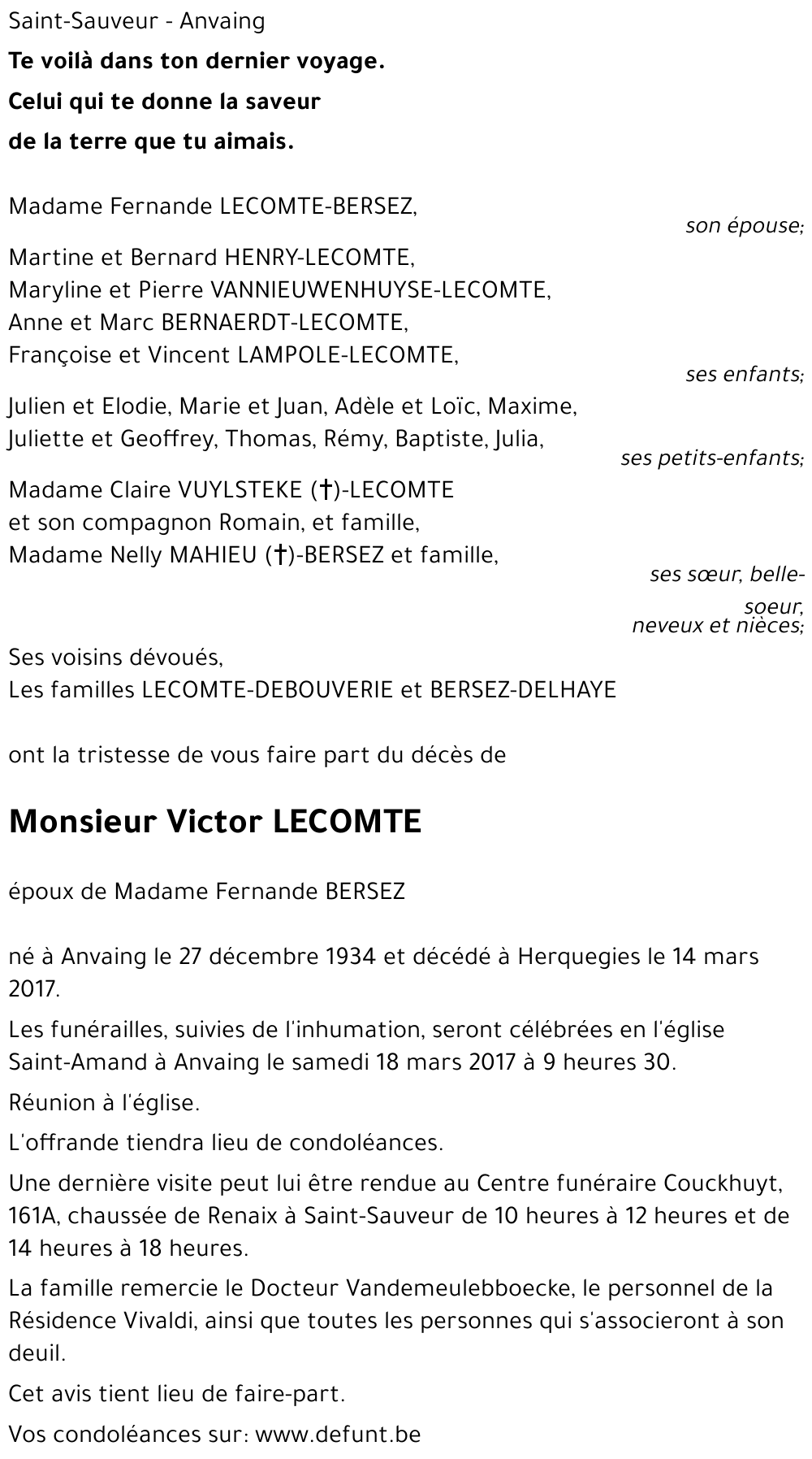 Victor LECOMTE