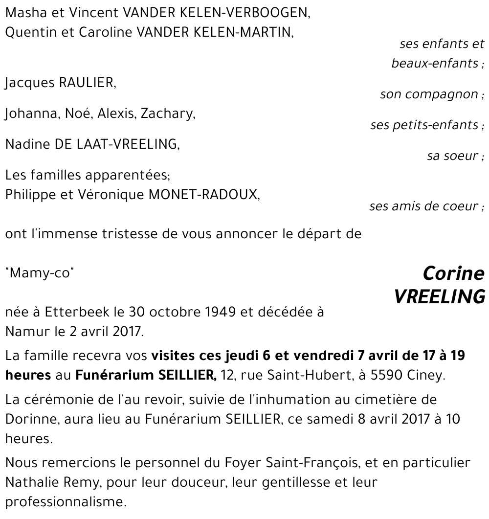 Corine VREELING