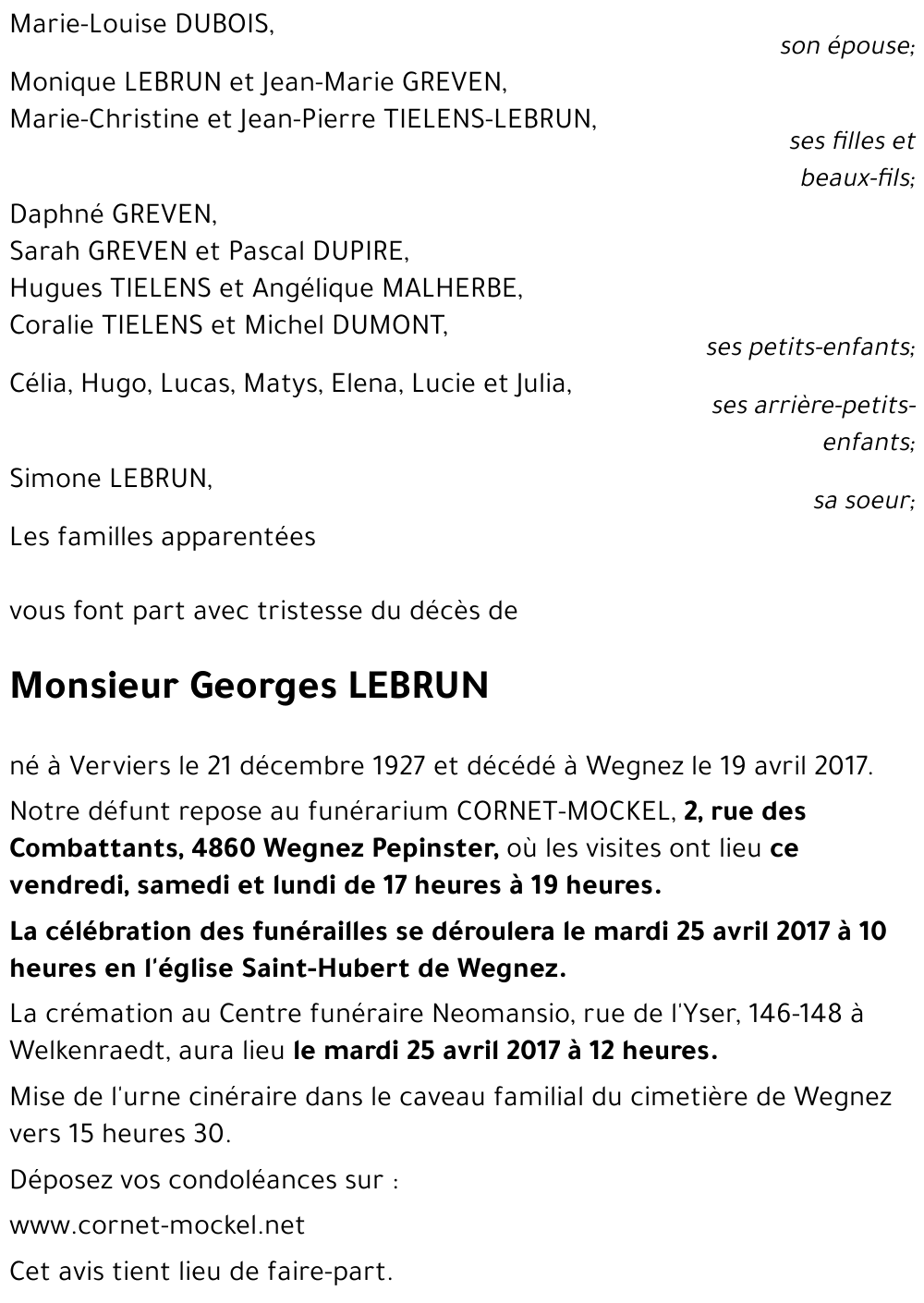 Georges LEBRUN