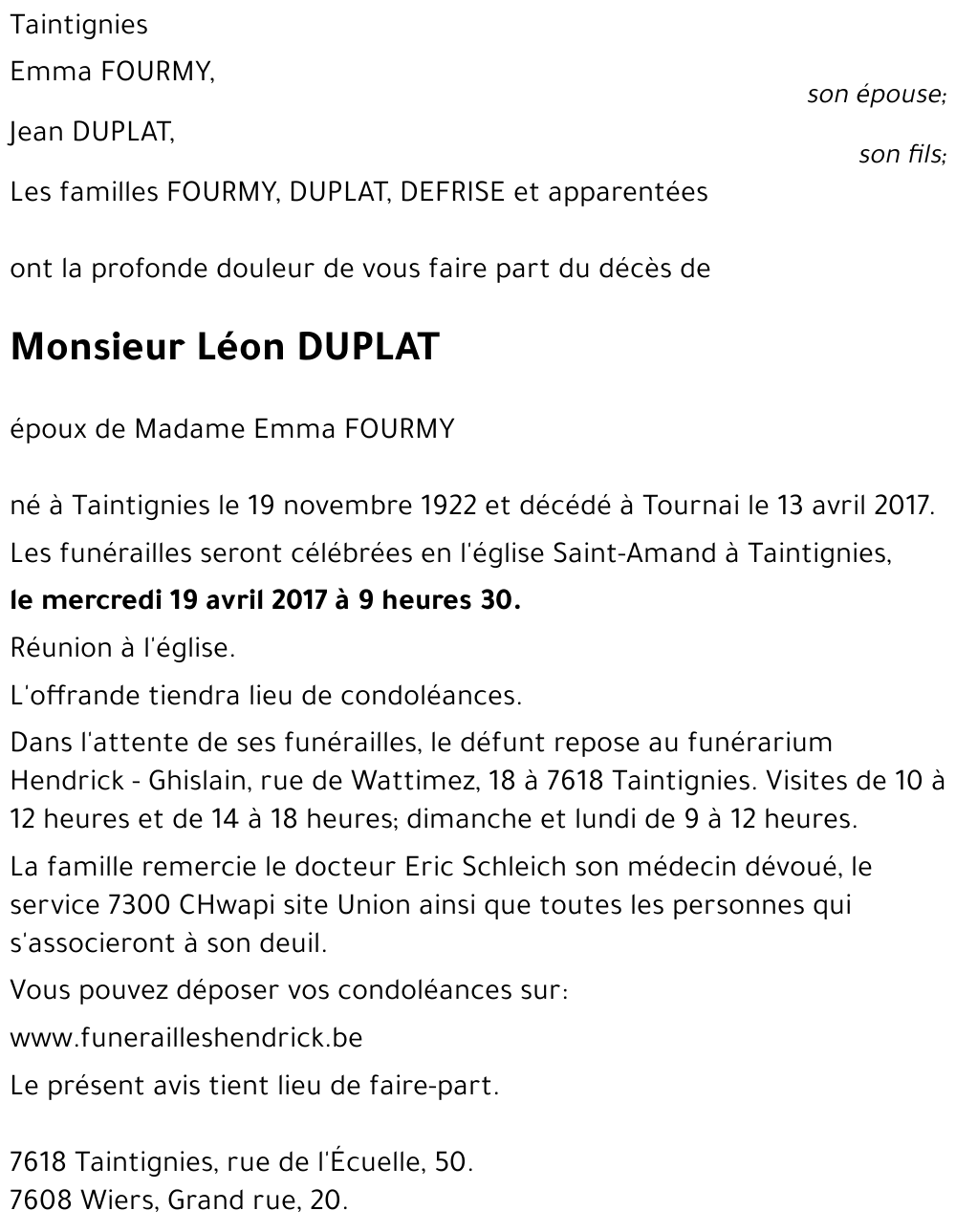 Léon DUPLAT